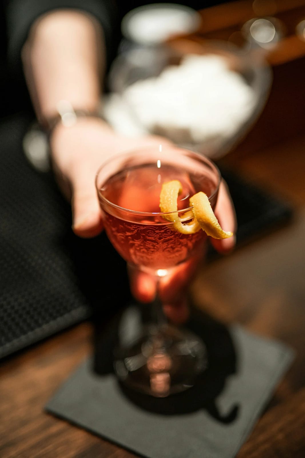 The Secret Speakeasies: Finding Kaliningrad's Hidden Bars cocktail at bar